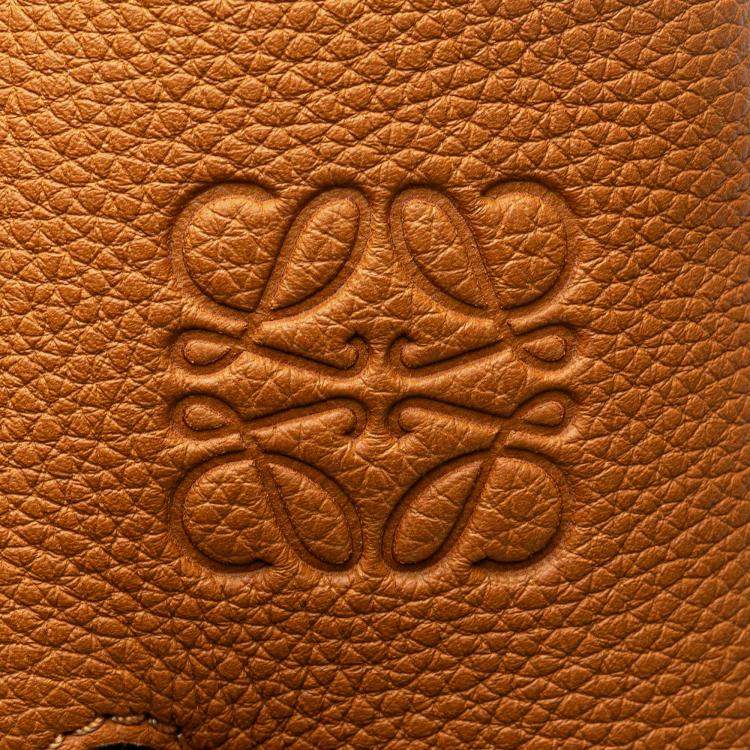 Pre Owned Loewe Brown Medium Leather Flamenco Knot Tote
