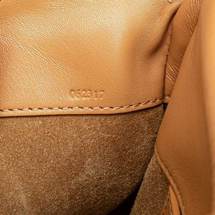 Pre Owned Loewe Brown Leather Paseo Satchel