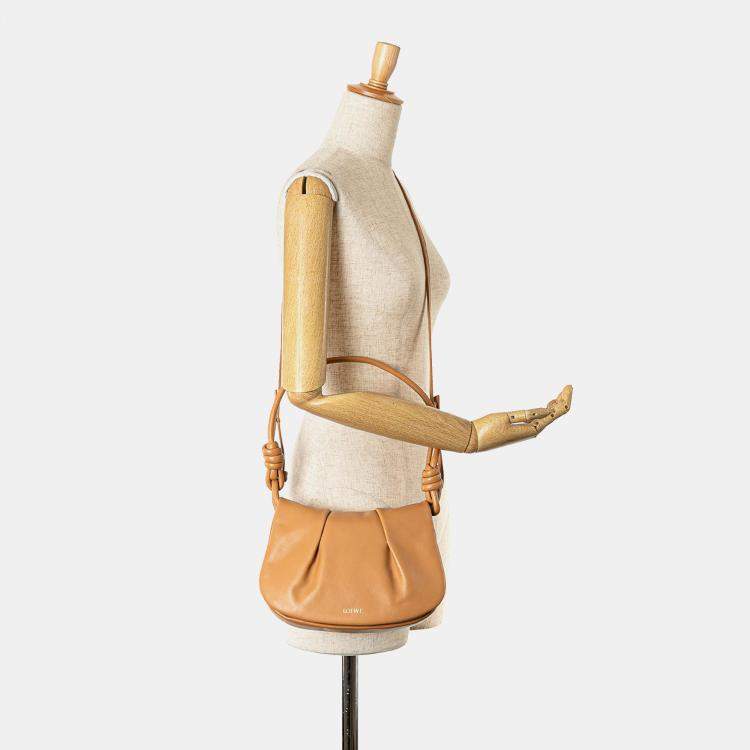 Pre Owned Loewe Brown Leather Paseo Satchel
