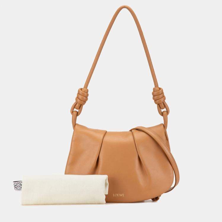 Pre Owned Loewe Brown Leather Paseo Satchel