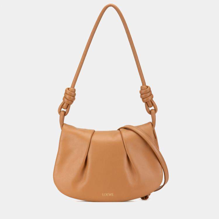 Pre Owned Loewe Brown Leather Paseo Satchel