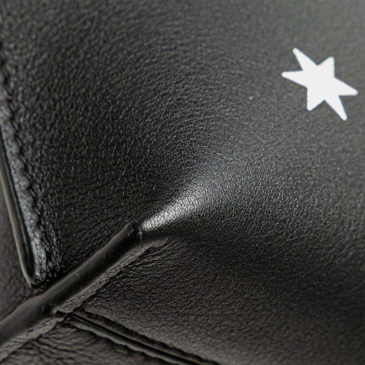 Pre Owned Loewe Black Small Leather Stars Missy Satchel