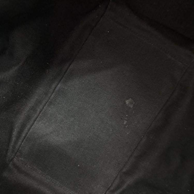 Pre Owned Loewe Black Leather Hammock Bag Small