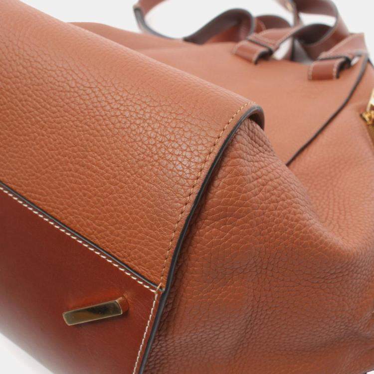 Pre Owned Loewe Brown Medium Soft Grained Calfskin Hammock