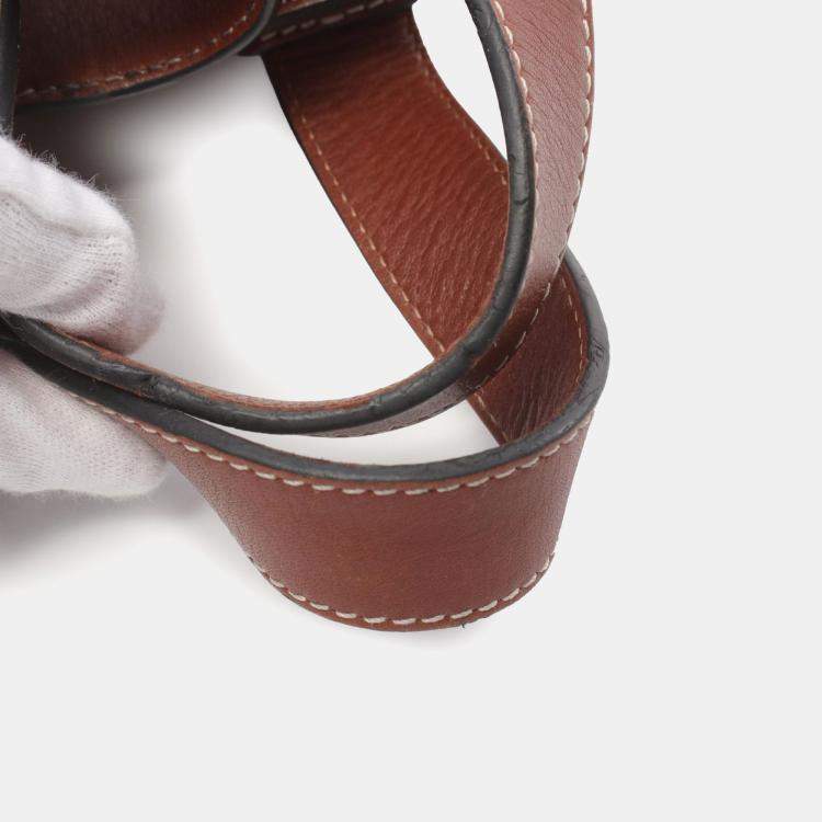 Pre Owned Loewe Brown Medium Soft Grained Calfskin Hammock