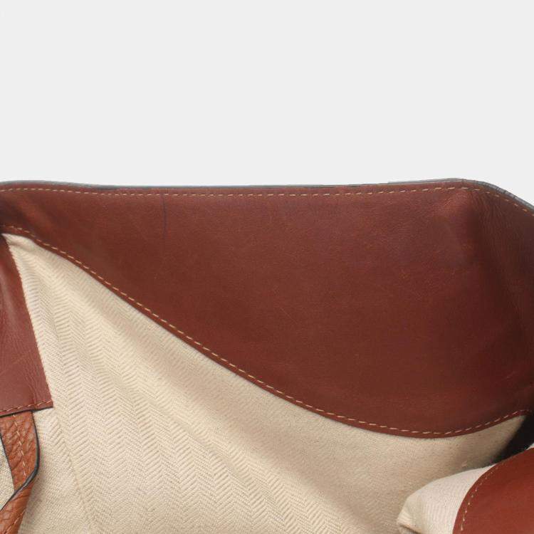 Pre Owned Loewe Brown Medium Soft Grained Calfskin Hammock