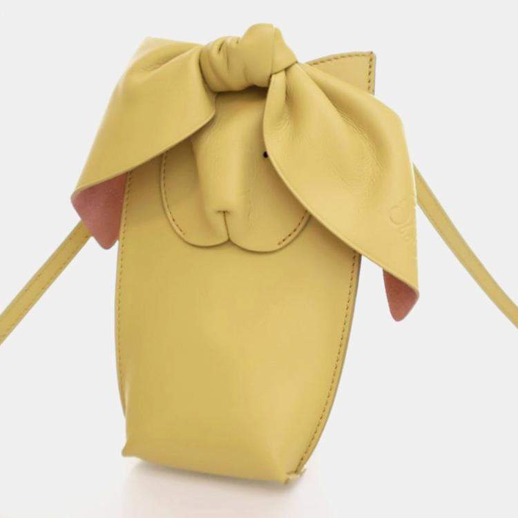 Pre Owned Loewe  Bunny Pocket CalfskinShoulder Bag