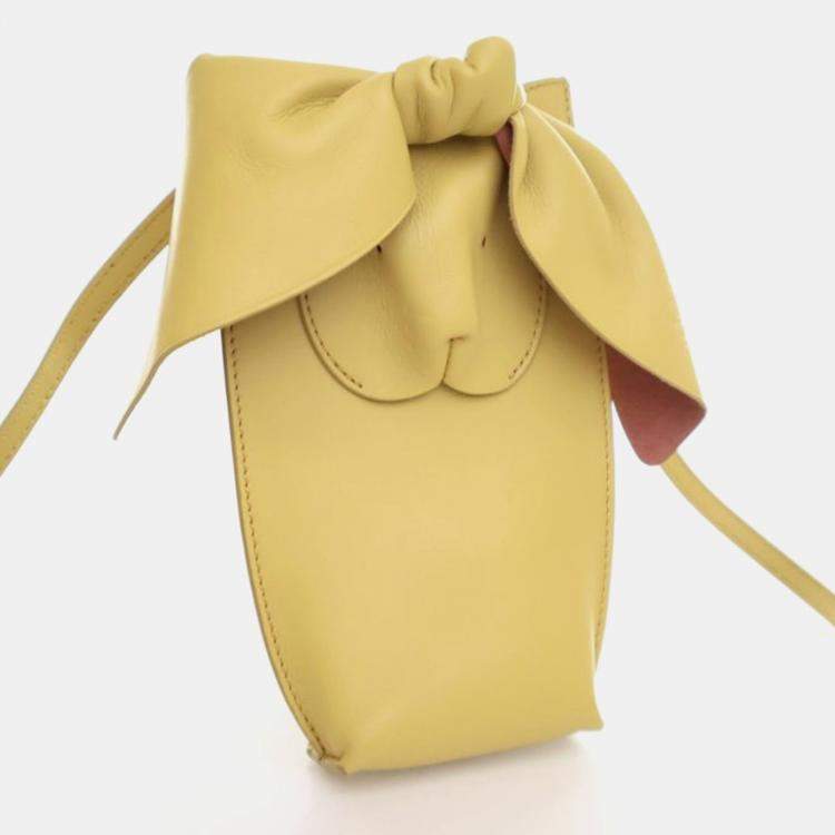 Pre Owned Loewe  Bunny Pocket CalfskinShoulder Bag