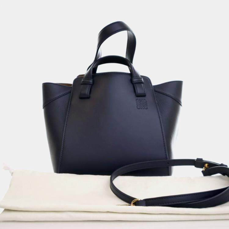 Pre Owned Loewe Hammock Nugget Calfskin Shoulder Bag