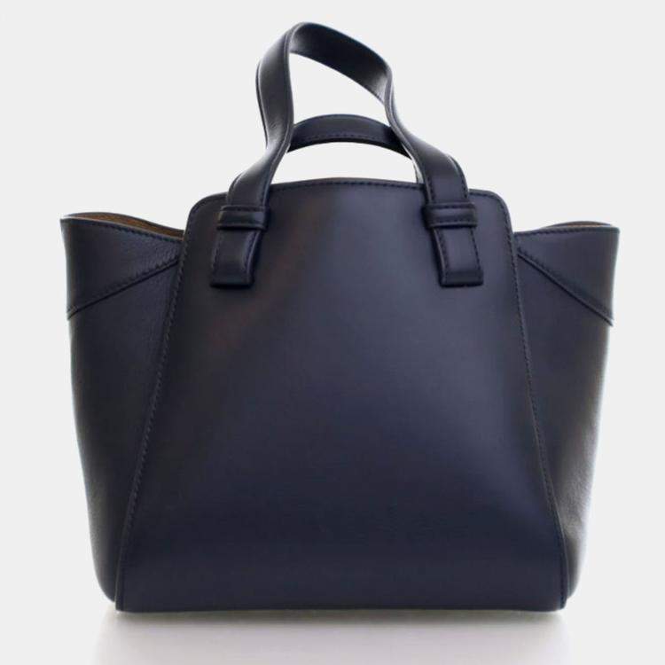 Pre Owned Loewe Hammock Nugget Calfskin Shoulder Bag