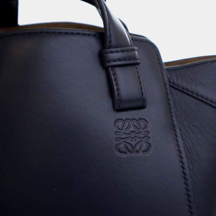 Pre Owned Loewe Hammock Nugget Calfskin Shoulder Bag