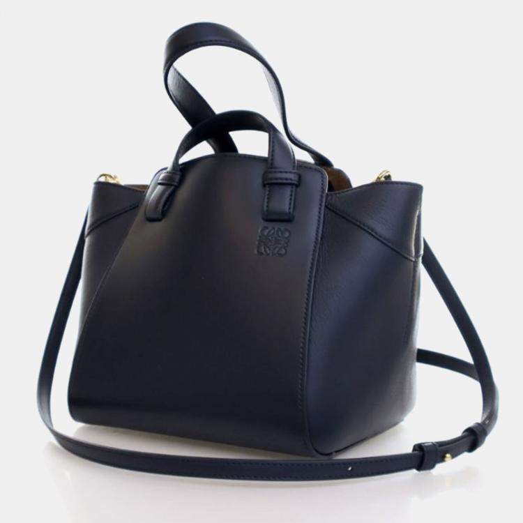 Pre Owned Loewe Hammock Nugget Calfskin Shoulder Bag