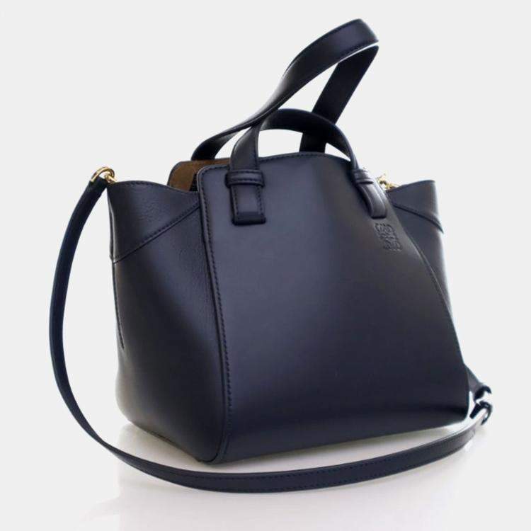 Pre Owned Loewe Hammock Nugget Calfskin Shoulder Bag