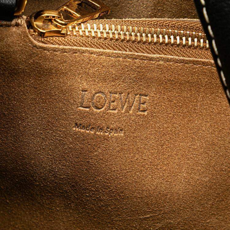 Pre Owned Loewe Multicolor Medium Patchwork Leather Gate Top Handle Satchel