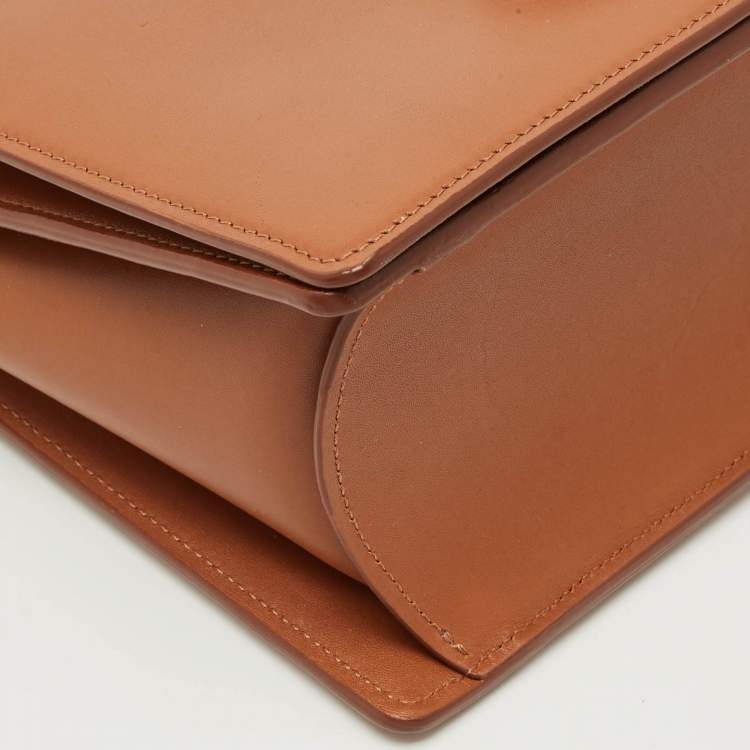 Pre Owned Loewe Brown Leather Barcelona Shoulder Bag