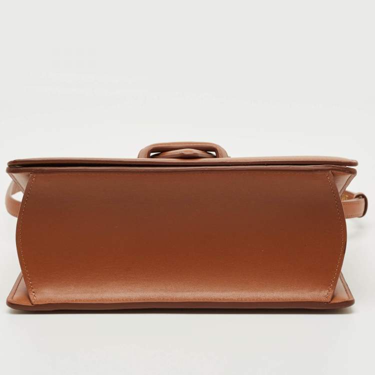 Pre Owned Loewe Brown Leather Barcelona Shoulder Bag