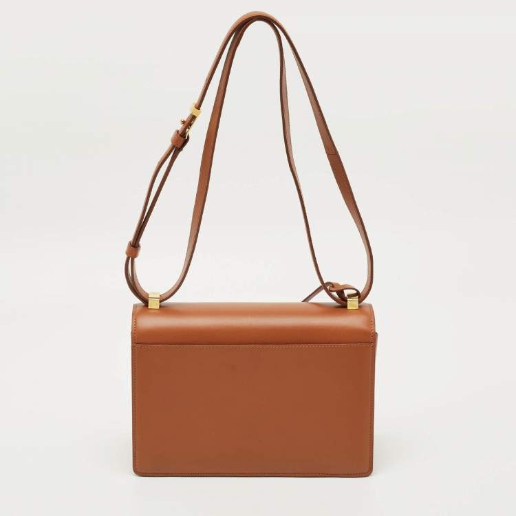 Pre Owned Loewe Brown Leather Barcelona Shoulder Bag