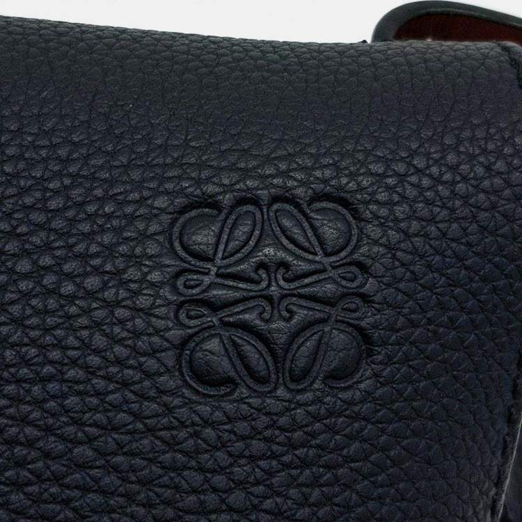 Pre Owned Loewe Black Leather Gate Bag