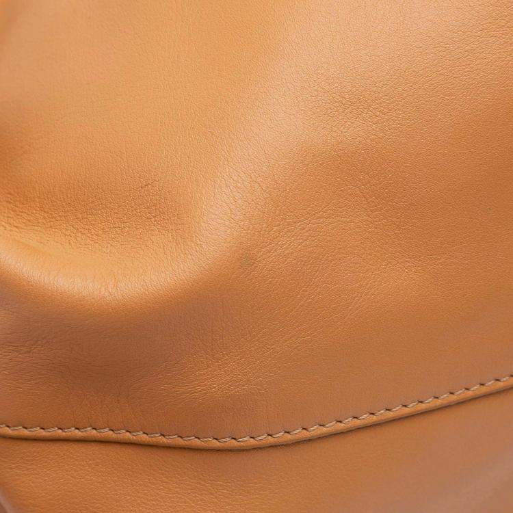 Pre Owned Loewe Brown Small Leather Paseo Satchel
