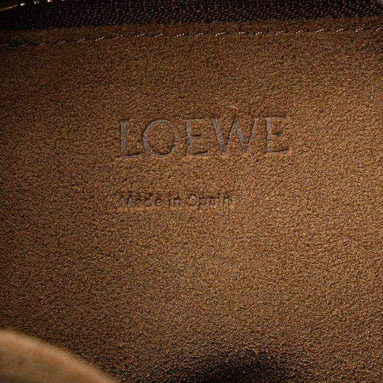 Pre Owned Loewe Brown Small Leather Gate Top Handle Satchel