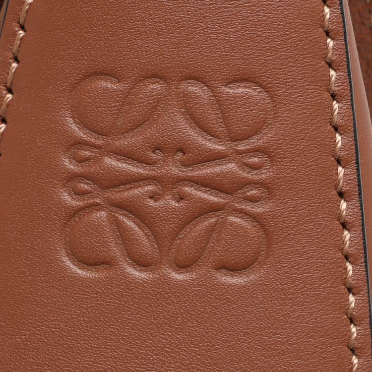 Pre Owned Loewe Brown Small Leather Luna Hobo