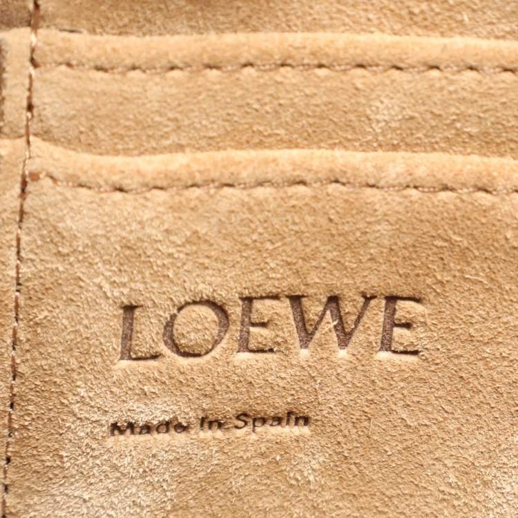 Pre Owned Loewe Black Leather Mini Gate Crossbody Bag