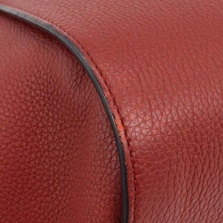 Pre Owned Loewe Red Hammock 2way Tote Bag