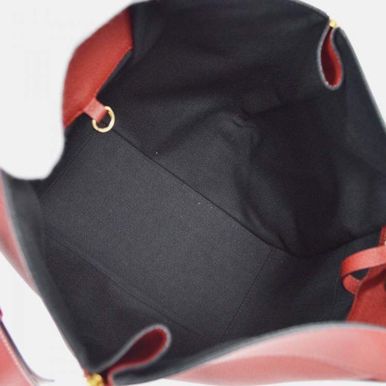 Pre Owned Loewe Red Hammock 2way Tote Bag