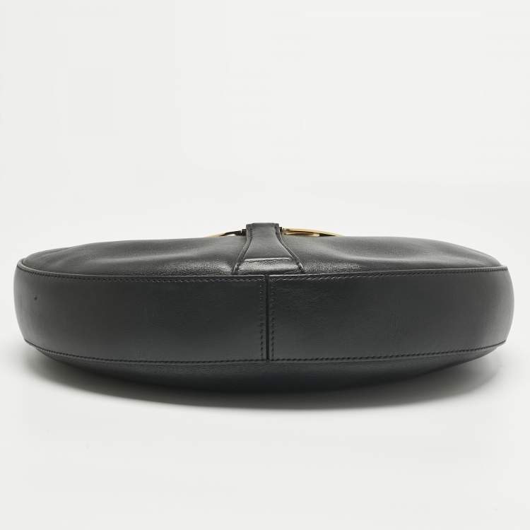Pre Owned Loewe Black Leather Joyce Hobo