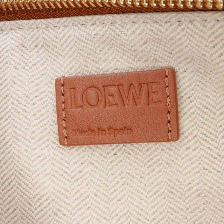 Pre Owned Loewe Brown Mini Leather Hammock Hobo