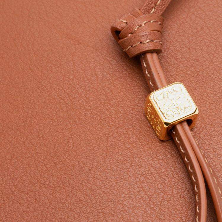 Pre Owned Loewe Brown Mini Leather Hammock Hobo
