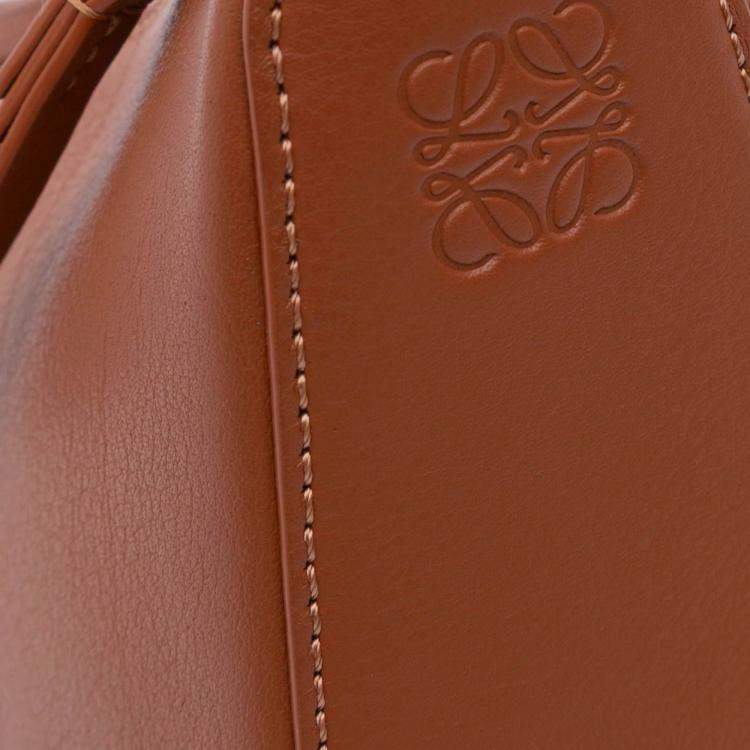 Pre Owned Loewe Brown Mini Leather Hammock Hobo