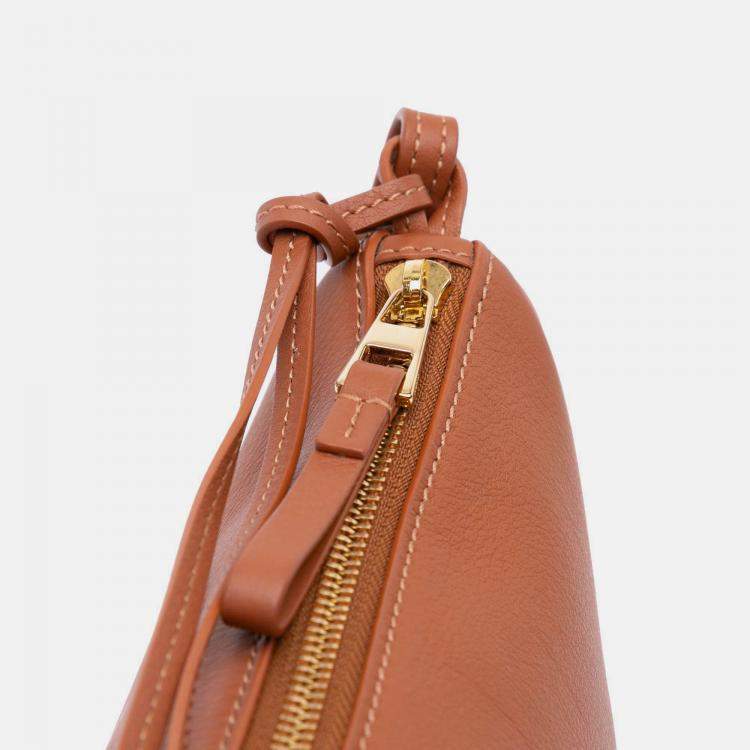 Pre Owned Loewe Brown Mini Leather Hammock Hobo