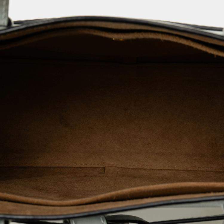 Pre Owned Loewe Grey Mini Gate Top Handle Satchel
