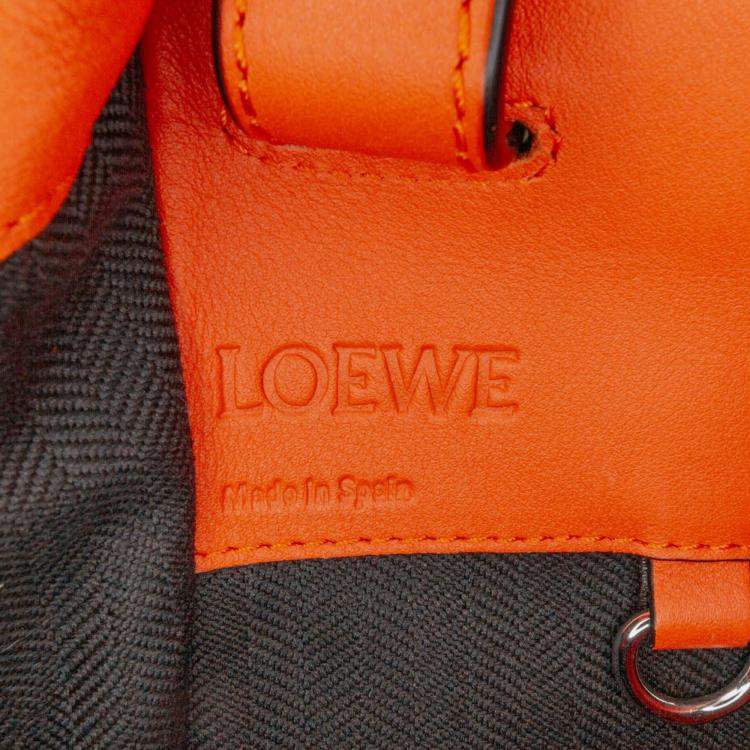 Pre Owned Loewe Small Leather Hammock Satchel