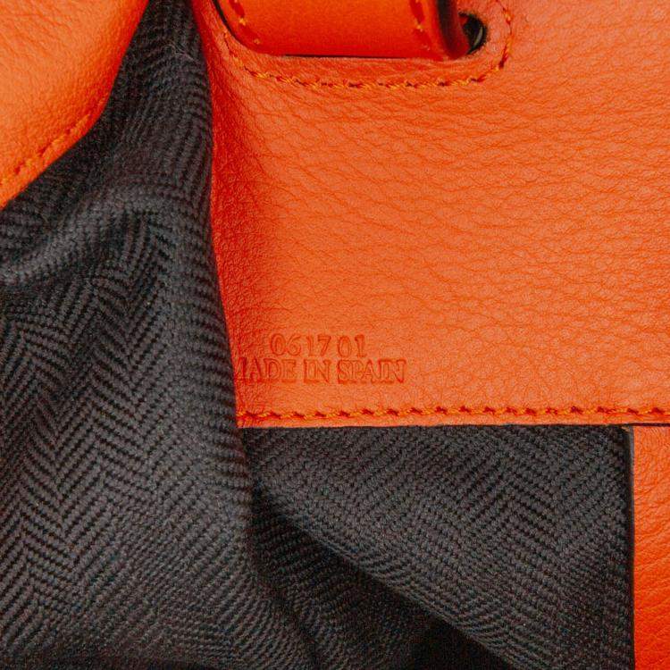 Pre Owned Loewe Small Leather Hammock Satchel