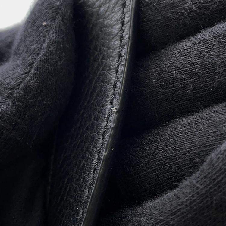 Pre Owned Loewe Hammock Black Leather Size Compact