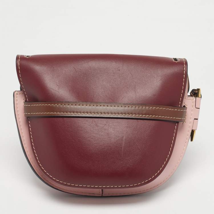 Pre Owned Loewe Multicolor Leather Gate Shoulder Bag