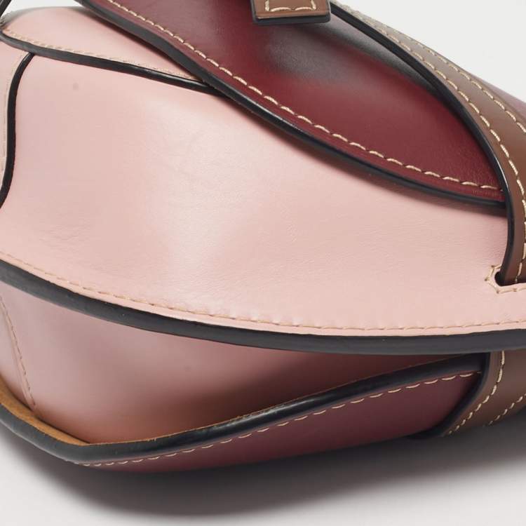 Pre Owned Loewe Multicolor Leather Gate Shoulder Bag