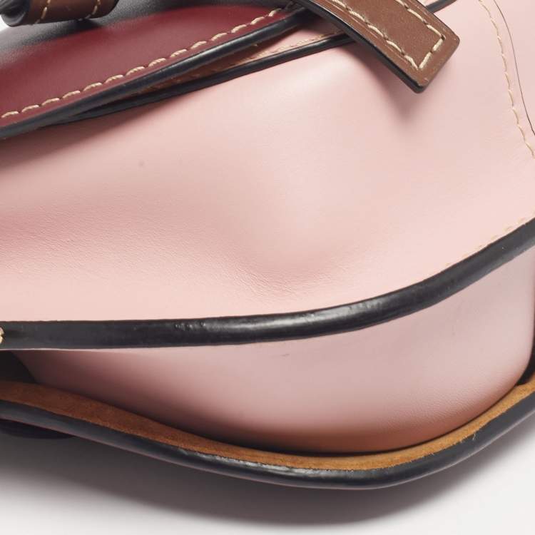 Pre Owned Loewe Multicolor Leather Gate Shoulder Bag