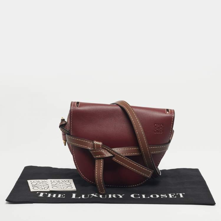 Pre Owned Loewe Multicolor Leather Gate Shoulder Bag