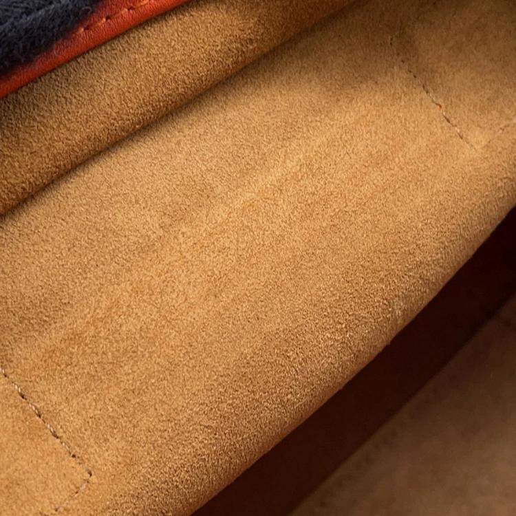 Pre Owned Loewe Amazona 2Waybag Orange Leather