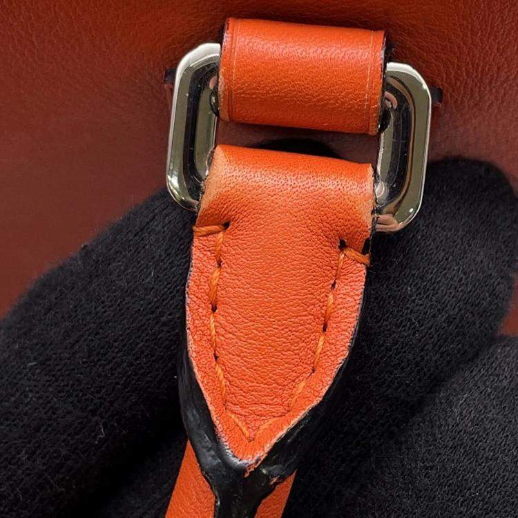 Pre Owned Loewe Amazona 2Waybag Orange Leather