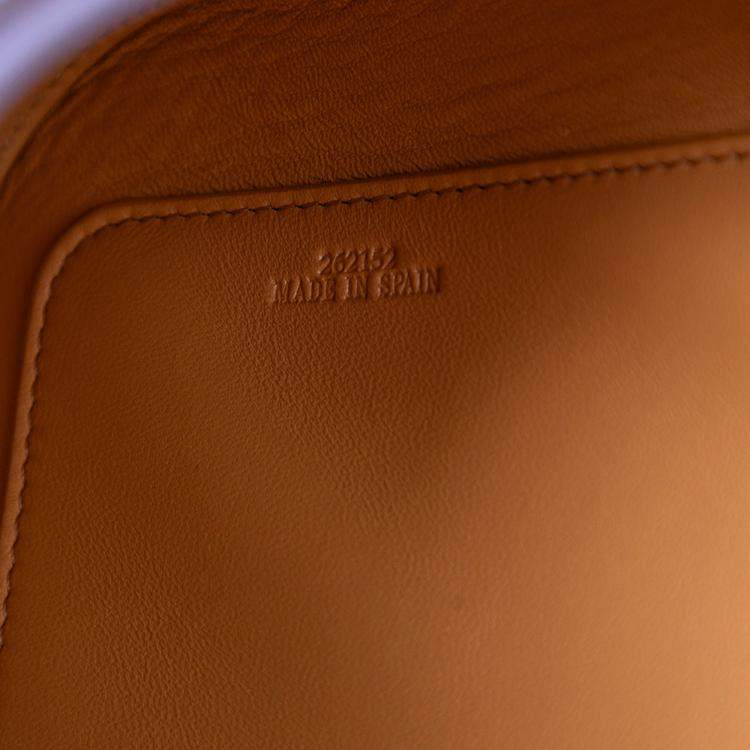 Pre Owned Loewe Purple Medium Leather Goya Crossbody