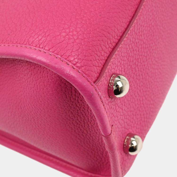 Pre Owned Loewe Pink Leather Handbag