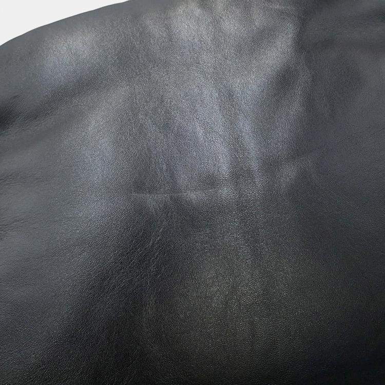 Pre Owned Loewe Puffer Flamenco Clutch Bag Black Leather