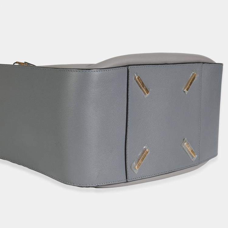 مملوكة مسبقًا Loewe Grey Black Calfskin Medium Hammock Shoulder Bag