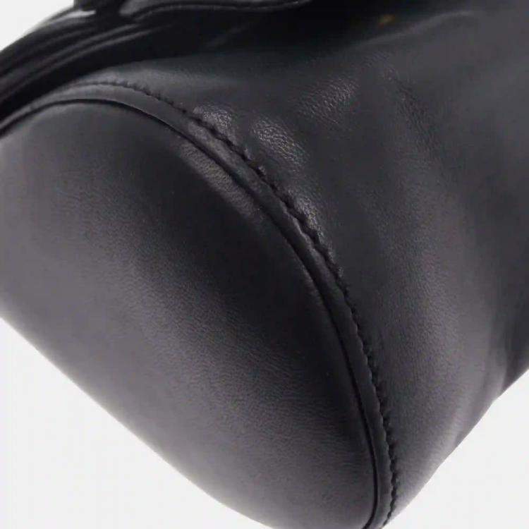 Pre Owned Loewe Navy Leather Handbag