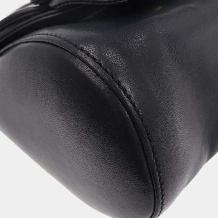 Pre Owned Loewe Navy Leather Handbag