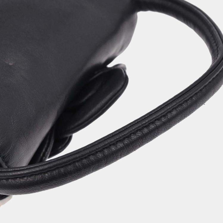 Pre Owned Loewe Navy Leather Handbag